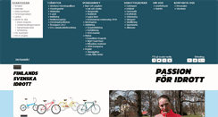 Desktop Screenshot of idrott.fi