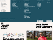 Tablet Screenshot of idrott.fi
